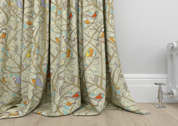 Tweety, Natural - Made to Measure Curtains - Image 6